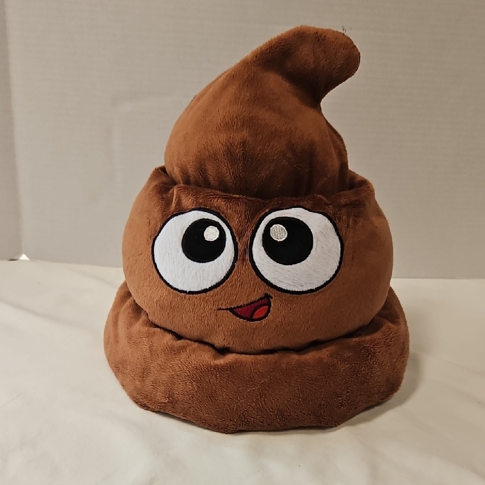 Poop Emoji Plush Novelty Hat